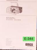 Emco-Emco VS2 460, Lathe, German English & French, service and Parts Manual 1977-VS2 460-02